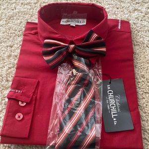 Boys Dress Shirt set